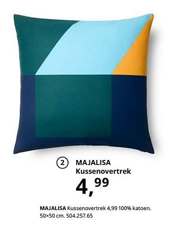 Promotions Majalisa kussenovertrek - Produit maison - Ikea - Valide de 23/08/2019 à 31/07/2020 chez Ikea