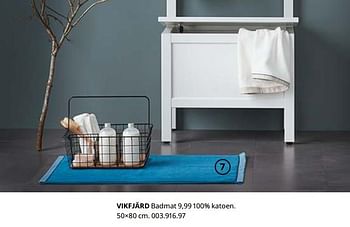 Promoties Vikfjärd badmat - Huismerk - Ikea - Geldig van 23/08/2019 tot 31/07/2020 bij Ikea