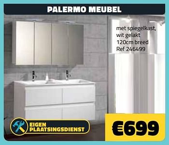 Promoties Palermo meubel - Huismerk - Bouwcenter Frans Vlaeminck - Geldig van 04/09/2019 tot 30/09/2019 bij Bouwcenter Frans Vlaeminck
