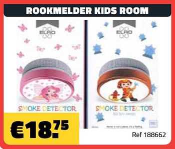 Promoties Rookmelder kids room - Huismerk - Bouwcenter Frans Vlaeminck - Geldig van 04/09/2019 tot 30/09/2019 bij Bouwcenter Frans Vlaeminck