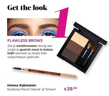 Promoties Helena rubinstein eyebrow pencil blond of brown - Helena Rubinstein - Geldig van 02/09/2019 tot 29/09/2019 bij ICI PARIS XL
