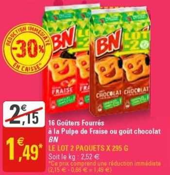 BN goût chocolat - 295 g