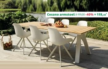 Promoties Cesano armstoel - Bristol - Geldig van 01/09/2019 tot 29/09/2019 bij Overstock