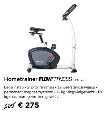 Promoties Hometrainer flowfitness dht 75 - Flow Fitness - Geldig van 02/09/2019 tot 30/09/2019 bij Molecule
