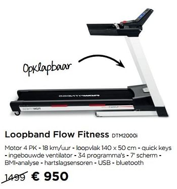 Promotions Loopband flow fitness dtm2000i - Flow Fitness - Valide de 02/09/2019 à 30/09/2019 chez Molecule