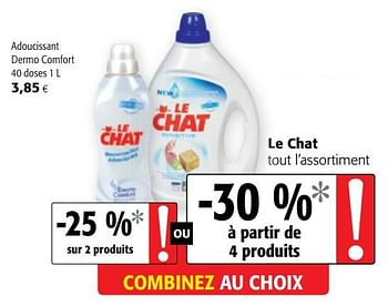 Promotion Colruyt Le Chat Adoucissant Dermo Comfort Le Chat Menage Valide Jusqua 4 Promobutler