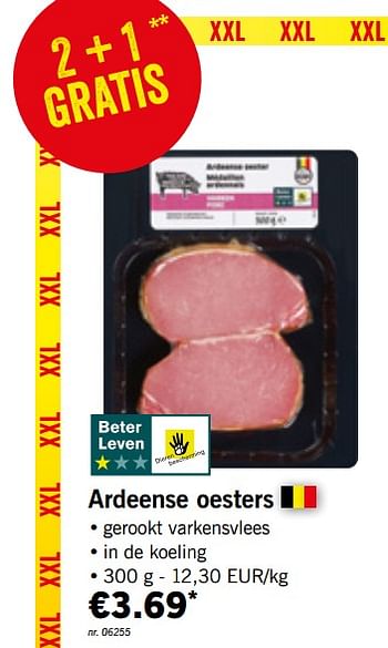 Promotions Ardeense oesters - Produit maison - Lidl - Valide de 09/09/2019 à 14/09/2019 chez Lidl