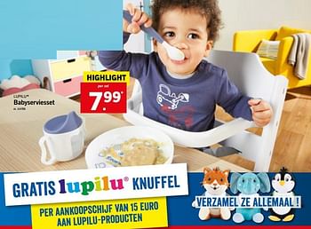 Promoties Babyserviesset - Lupilu - Geldig van 09/09/2019 tot 14/09/2019 bij Lidl