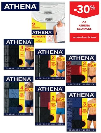 Promoties -30% op athena ecopacks - Athena - Geldig van 11/09/2019 tot 24/09/2019 bij Makro