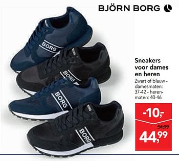 Promoties Sneakers voor dames en heren - Bjorn Borg - Geldig van 11/09/2019 tot 24/09/2019 bij Makro