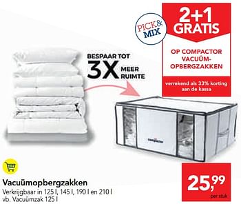 Promoties Vacuümopbergzakken - Compactor - Geldig van 11/09/2019 tot 24/09/2019 bij Makro