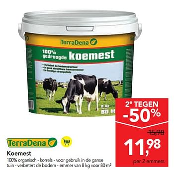 Promoties Koemest - TerraDena - Geldig van 11/09/2019 tot 24/09/2019 bij Makro