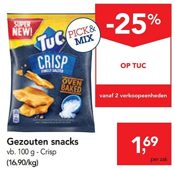 Promoties Gezouten snacks crisp - Lu - Geldig van 11/09/2019 tot 24/09/2019 bij Makro