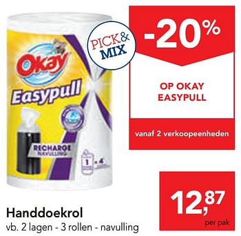 Promoties Handdoekrol - Huismerk - Okay  - Geldig van 11/09/2019 tot 24/09/2019 bij Makro