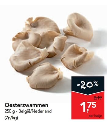 Promoties Oesterzwammen - Huismerk - Makro - Geldig van 11/09/2019 tot 24/09/2019 bij Makro