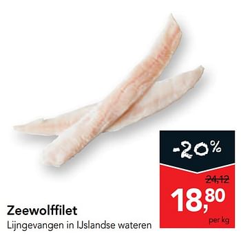 Promoties Zeewolffilet - Huismerk - Makro - Geldig van 11/09/2019 tot 24/09/2019 bij Makro