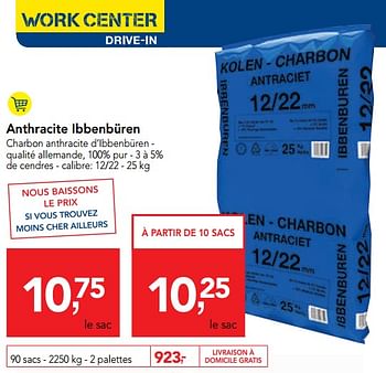 Promotions Anthracite ibbenbüren - Ibbenbüren - Valide de 11/09/2019 à 24/09/2019 chez Makro