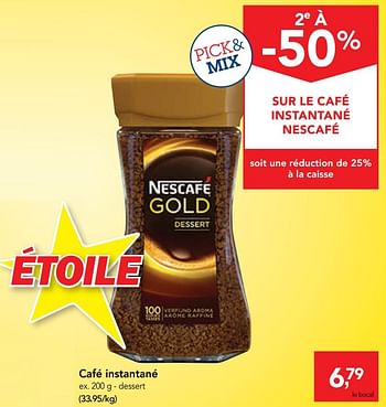 Promotions Café instantané - Nescafe - Valide de 11/09/2019 à 24/09/2019 chez Makro