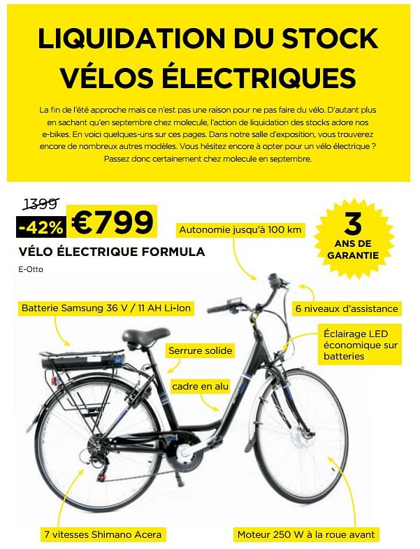 e Otto V lo lectrique formula e otto En promotion chez Molecule