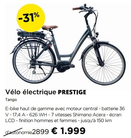 Velo discount electrique prestige