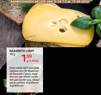 Promoties Nazareth light - Nazareth - Geldig van 11/09/2019 tot 17/09/2019 bij Alvo