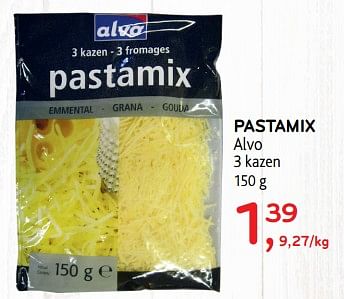 Promoties Pastamix alvo - Huismerk - Alvo - Geldig van 11/09/2019 tot 24/09/2019 bij Alvo