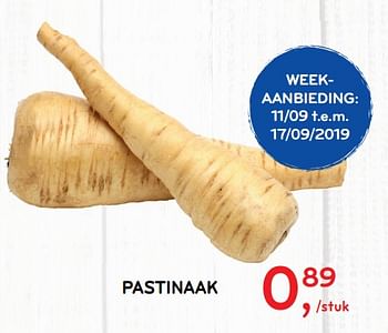 Promoties Pastinaak - Huismerk - Alvo - Geldig van 11/09/2019 tot 17/09/2019 bij Alvo