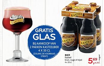 Promoties Bier kasteel - Kasteelbier - Geldig van 11/09/2019 tot 24/09/2019 bij Alvo