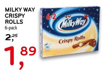 Promoties Milky way crispy rolls - Milky Way - Geldig van 04/09/2019 tot 17/09/2019 bij C&B