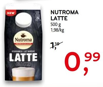 Promoties Nutroma latte - Nutroma - Geldig van 04/09/2019 tot 17/09/2019 bij C&B