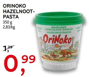Promoties Orinoko hazelnootpasta - Huismerk - C&B - Geldig van 04/09/2019 tot 17/09/2019 bij C&B