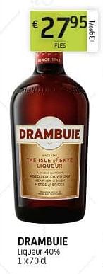 Promotions Drambuie liqueur 40 % - Drambuie - Valide de 06/09/2019 à 19/09/2019 chez BelBev