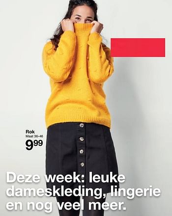 Promoties Rok - Huismerk - Zeeman  - Geldig van 07/09/2019 tot 13/09/2019 bij Zeeman