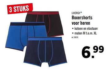 Promoties Boxershorts voor heren - Livergy - Geldig van 16/09/2019 tot 21/09/2019 bij Lidl