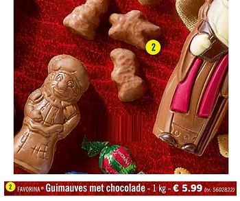 Promotions Guimauves met chocolade - Favorina - Valide de 16/09/2019 à 21/09/2019 chez Lidl