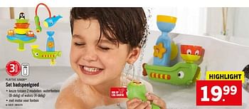Promoties Set badspeelgoed - Playtive Junior - Geldig van 16/09/2019 tot 21/09/2019 bij Lidl