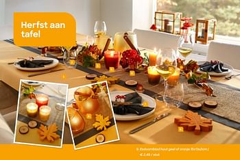 Promoties Esdoornblad hout geel of oranje - Huismerk - Ava - Geldig van 09/09/2019 tot 03/11/2019 bij Ava