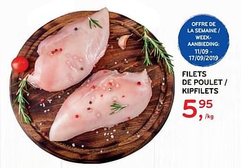 Promotions Filets de poulet - Produit maison - Alvo - Valide de 11/09/2019 à 17/09/2019 chez Alvo