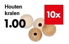 Promoties Houten kralen - Huismerk - Wibra - Geldig van 09/09/2019 tot 22/09/2019 bij Wibra