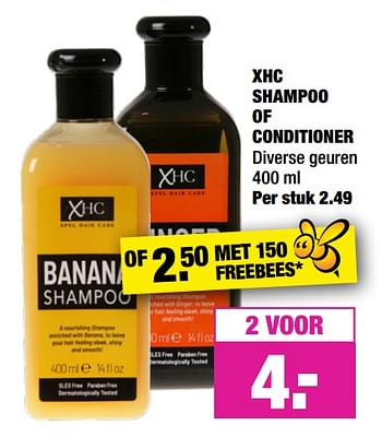 Promotions Xhc shampoo of conditioner - Produit Maison - Big Bazar - Valide de 09/09/2019 à 22/09/2019 chez Big Bazar