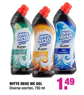 Promoties Witte reus wc gel - Reus - Geldig van 09/09/2019 tot 22/09/2019 bij Big Bazar