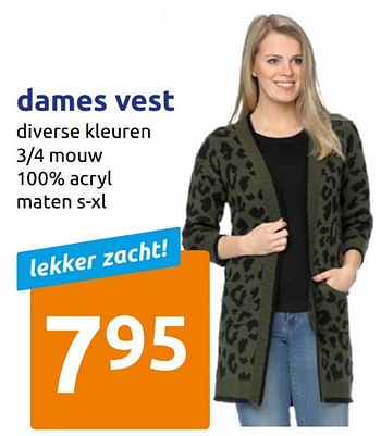 Promoties Dames vest - Huismerk - Action - Geldig van 11/09/2019 tot 17/09/2019 bij Action