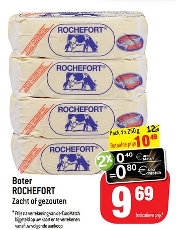 Promoties Boter rochefort - Rochefort - Geldig van 11/09/2019 tot 17/09/2019 bij Match
