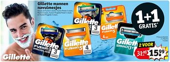 Promotions Gillette mannen navulmesjes mach3 - Gillette - Valide de 10/09/2019 à 22/09/2019 chez Kruidvat