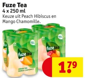 Promoties Fuze tea - FuzeTea - Geldig van 10/09/2019 tot 22/09/2019 bij Kruidvat
