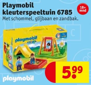 Promoties Ptaymobit kleuterspeeltuin 6785 - Playmobil - Geldig van 10/09/2019 tot 22/09/2019 bij Kruidvat