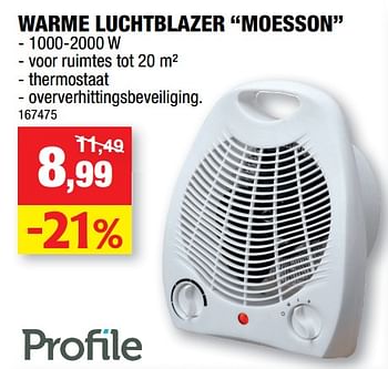 Promotions Profile warme luchtblazer moesson - Profile - Valide de 11/09/2019 à 22/09/2019 chez Hubo