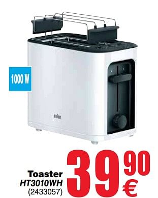 Promotions Braun toaster ht3010wh - Braun - Valide de 10/09/2019 à 23/09/2019 chez Cora