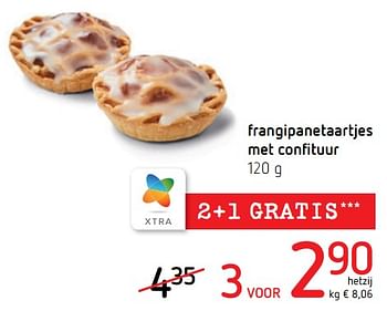 Promoties Frangipanetaartjes met confituur - Huismerk - Spar Retail - Geldig van 12/09/2019 tot 25/09/2019 bij Spar (Colruytgroup)