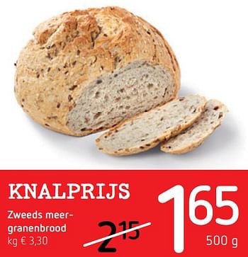 Promotions Zweeds meergranenbrood - Produit Maison - Spar Retail - Valide de 12/09/2019 à 25/09/2019 chez Spar (Colruytgroup)